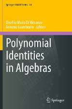 Polynomial Identities in Algebras