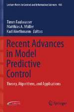 Recent Advances in Model Predictive Control: Theory, Algorithms, and Applications