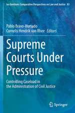 Supreme Courts Under Pressure: Controlling Caseload in the Administration of Civil Justice