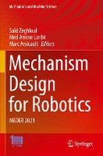 Mechanism Design for Robotics: MEDER 2021