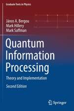 Quantum Information Processing: Theory and Implementation