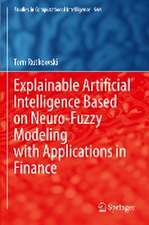 Explainable Artificial Intelligence Based on Neuro-Fuzzy Modeling with Applications in Finance