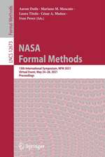 NASA Formal Methods: 13th International Symposium, NFM 2021, Virtual Event, May 24–28, 2021, Proceedings