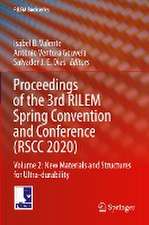 Proceedings of the 3rd RILEM Spring Convention and Conference (RSCC 2020)