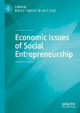 Economic Issues of Social Entrepreneurship