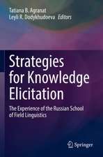 Strategies for Knowledge Elicitation