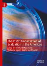 The Institutionalisation of Evaluation in the Americas