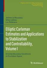 Elliptic Carleman Estimates and Applications to Stabilization and Controllability, Volume I: Dirichlet Boundary Conditions on Euclidean Space