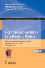 HCI International 2021 - Late Breaking Posters: 23rd HCI International Conference, HCII 2021, Virtual Event, July 24–29, 2021, Proceedings, Part II