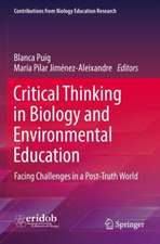 Critical Thinking in Biology and Environmental Education