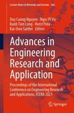 Advances in Engineering Research and Application: Proceedings of the International Conference on Engineering Research and Applications, ICERA 2021