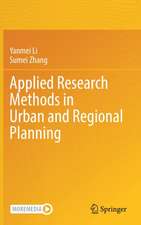 Applied Research Methods in Urban and Regional Planning