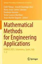 Mathematical Methods for Engineering Applications: ICMASE 2021, Salamanca, Spain, July 1–2