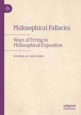 Philosophical Fallacies: Ways of Erring in Philosophical Exposition