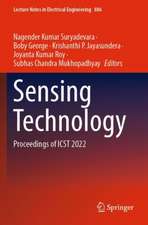 Sensing Technology: Proceedings of ICST 2022