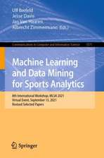 Machine Learning and Data Mining for Sports Analytics: 8th International Workshop, MLSA 2021, Virtual Event, September 13, 2021, Revised Selected Papers