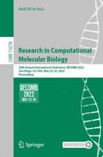 Research in Computational Molecular Biology: 26th Annual International Conference, RECOMB 2022, San Diego, CA, USA, May 22–25, 2022, Proceedings