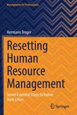 Resetting Human Resource Management