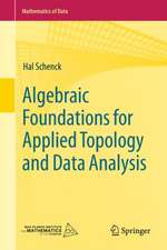 Algebraic Foundations for Applied Topology and Data Analysis