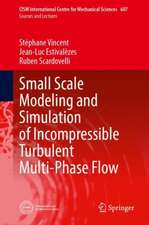 Small Scale Modeling and Simulation of Incompressible Turbulent Multi-Phase Flow