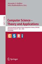 Computer Science – Theory and Applications: 17th International Computer Science Symposium in Russia, CSR 2022, Virtual Event, June 29 – July 1, 2022, Proceedings