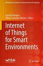 Internet of Things for Smart Environments