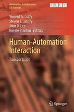 Human-Automation Interaction: Transportation