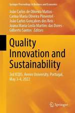 Quality Innovation and Sustainability: 3rd ICQIS, Aveiro University, Portugal, May 3-4, 2022