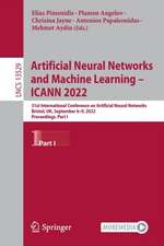 Artificial Neural Networks and Machine Learning – ICANN 2022: 31st International Conference on Artificial Neural Networks, Bristol, UK, September 6–9, 2022, Proceedings, Part I