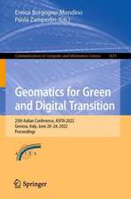 Geomatics for Green and Digital Transition: 25th Italian Conference, ASITA 2022, Genova, Italy, June 20–24, 2022, Proceedings