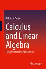 Calculus and Linear Algebra: Fundamentals and Applications