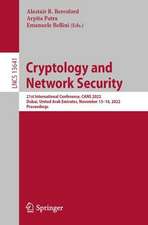 Cryptology and Network Security: 21st International Conference, CANS 2022, Abu Dhabi, United Arab Emirates, November 13–16, 2022, Proceedings