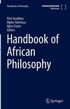 Handbook of African Philosophy