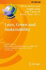 Lean, Green and Sustainability: 8th IFIP WG 5.7 European Lean Educator Conference, ELEC 2022, Galway, Ireland, November 22–24, 2022, Proceedings