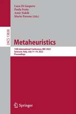 Metaheuristics: 14th International Conference, MIC 2022, Syracuse, Italy, July 11–14, 2022, Proceedings