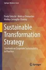 Sustainable Transformation Strategy: Casebook on Corporate Sustainability in Practice