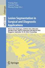 Lesion Segmentation in Surgical and Diagnostic Applications: MICCAI 2022 Challenges, CuRIOUS 2022, KiPA 2022 and MELA 2022, Held in Conjunction with MICCAI 2022, Singapore, September 18–22, 2022, Proceedings