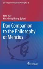 Dao Companion to the Philosophy of Mencius