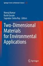 Two-Dimensional Materials for Environmental Applications