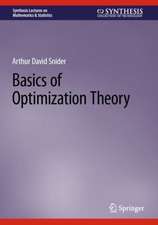 Basics of Optimization Theory