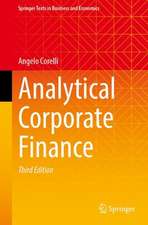 Analytical Corporate Finance