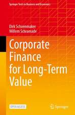 Corporate Finance for Long-Term Value