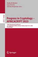 Progress in Cryptology - AFRICACRYPT 2023: 14th International Conference on Cryptology in Africa, Sousse, Tunisia, July 19–21, 2023, Proceedings