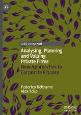 Analysing, Planning and Valuing Private Firms