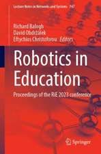 Robotics in Education: Proceedings of the RiE 2023 Conference