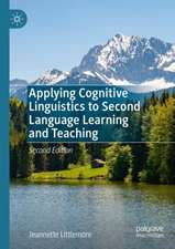 Applying Cognitive Linguistics to Second Language Learning and Teaching