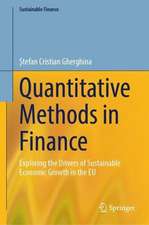 Quantitative Methods in Finance