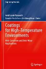 Coatings for High-Temperature Environments: Anti-Corrosion and Anti-Wear Applications