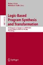 Logic-Based Program Synthesis and Transformation: 33rd International Symposium, LOPSTR 2023, Cascais, Portugal, October 23-24, 2023, Proceedings