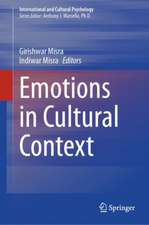 Emotions in Cultural Context